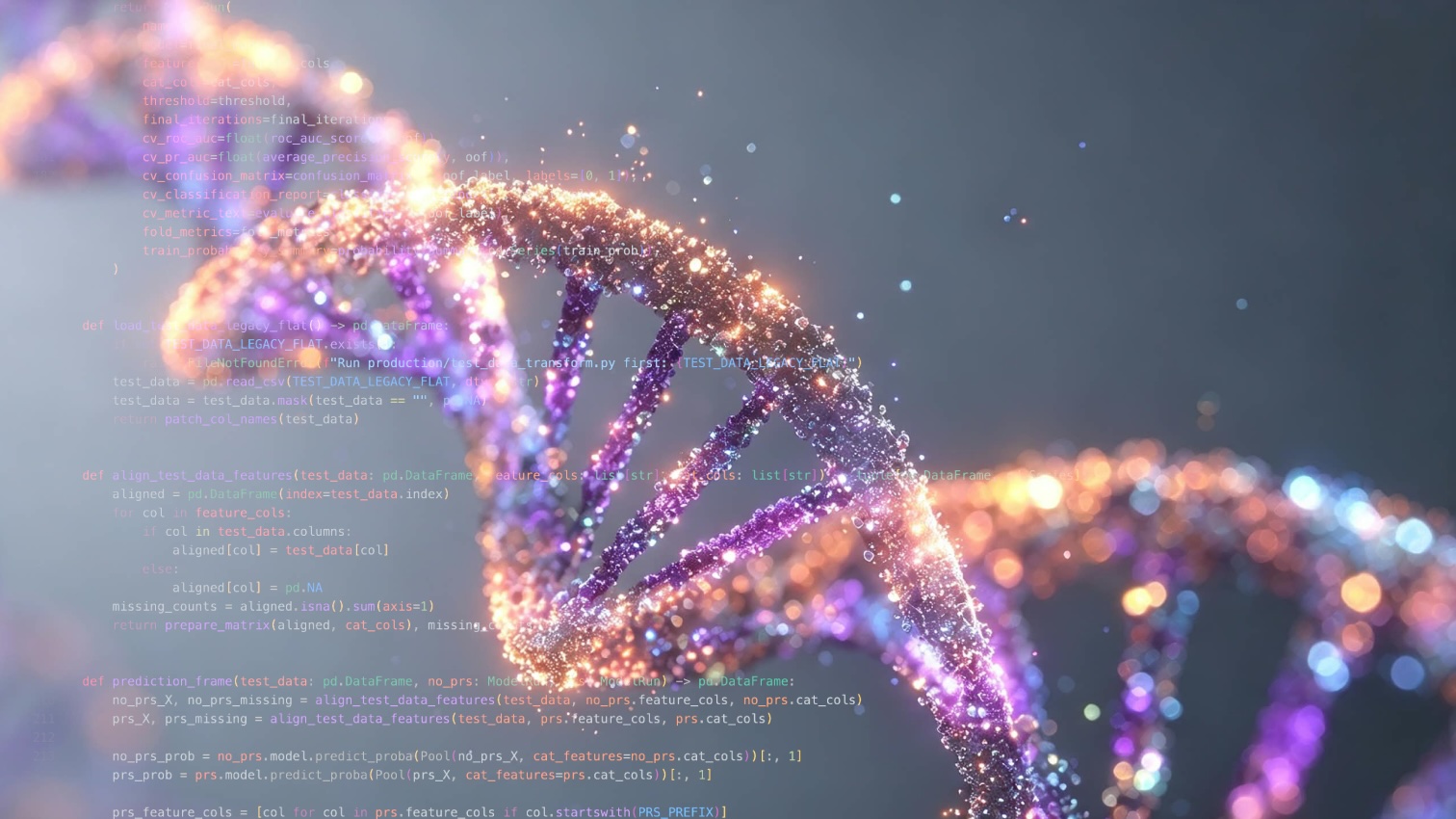 DNA Double Helix molecular visualization